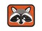 Masked Raccoon Trash Panda Head Multi-Color Embroidered Iron-On or Hook & Loop Patch Applique